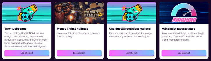 kanuuna kasiino kampaaniad